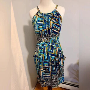 Bisou Bisou print dress